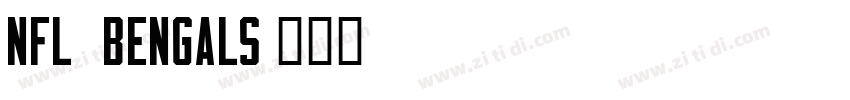 NFL Bengals字体转换